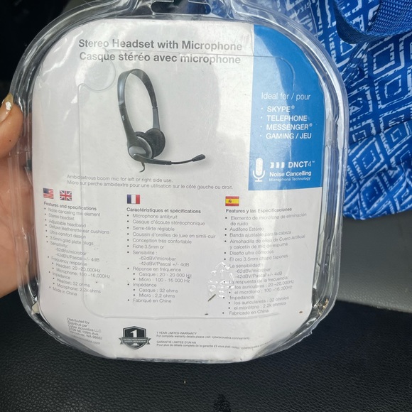 Stereo headset with microphone - Picture 8 of 8